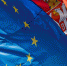 Le drapeau de l'Union Européenne flotte à Belgrade - ИА Общественная служба новостей