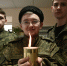 1 февраля 2023 года. Представители ПКУ Александр Курилов, Александр Мясоедов и Роман Ефремов (слева направо) делают окопные свечи для солдат. Фото: Алексей Орлов, «Вечерняя Москва» - Москва.Центр