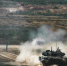 Shot from a tank. Russian tank shot on range. Smoke, explosions, military - ИА Общественная служба новостей