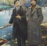 Владимир Ленин и Феликс Дзержинский, 1988 год, Дмитрий Налбандян, коллекция Московского музея современного искусства. Фото: сайт мэра Москвы - Префектура ЦАО