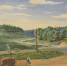 Ольга Петерсон, «Вид Овстуга. Дорога на мельницу», 1861 год. Фото: сайт мэра Москвы - Москва.Центр