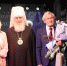 Татьяна Белевич, митрополит Калужский и Боровский Климент, Никита Астахов и Борис Галенин (слева направо). Фото: пресс-служба театра «Глас» - Москва.Центр