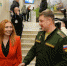 Певица Анастасия Спиридонова встретилась с контрактниками в Едином пункте отбора на военную службу в Москве - Новости района Ясенево