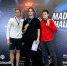 Участники Mad Wave Challenge Егор Новодарский (справа), Кирилл Пригода из Санкт-Петербурга (слева) и Алексей Крутых из Казани на церемонии награждения. Фото: личный архив - Москва.Центр