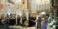 В Зачатьевском монастыре Москвы состоялось празднование в честь 25-летия перенесения образа Богоматери «Милостивая» в обитель и 25-летия возведения в сан игумении настоятельницы монастыря - Московский Патриархат РПЦ