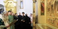 В день памяти преподобного Никона Радонежского председатель Синодального отдела по монастырям и монашеству совершил Литургию в Троице-Сергиевой лавре - Московский Патриархат РПЦ