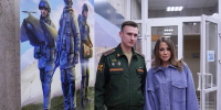 Телеведущая Барановская посетила единый пункт отбора на военную службу в Москве - M24.Ru