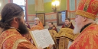 В день памяти великомученицы Варвары митрополит Ставропольский Кирилл возглавил престольный праздник на Патриаршем подворье при штабе РВСН в подмосковном поселке Власиха - Московский Патриархат РПЦ
