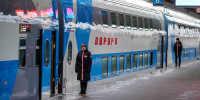 Поезд "Аврора" отправился в первый рейс между Москвой и Петербургом - M24.Ru