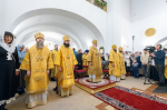 Предстоятель Русской Церкви освятил храм равноапостольных Константина и Елены в Митино