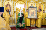 Предстоятель Русской Церкви освятил храм равноапостольных Константина и Елены в Митино