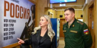 Анна Семенович посетила Единый пункт отбора на военную службу в Москве. Фото: Ярослав Чингаев, Агентство городских новостей «Москва» - Басманные вести