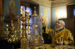 Неделя праотец. Именины настоятеля.