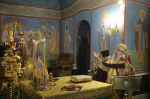 Неделя праотец. Именины настоятеля.