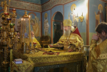 Неделя праотец. Именины настоятеля.