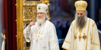 Поздравление Святейшего Патриарха Кирилла Предстоятелю Сербской Церкви с годовщиной избрания и возведения на Патриарший престол - Подворье Сербской Православной Церкви