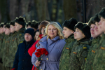 Университет поздравил защитников Отечества на празднике в Историческом парке