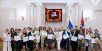 АНАСТАСИЯ РАКОВА ПОЗДРАВИЛА 255 СПЕЦИАЛИСТОВ С ПОЛУЧЕНИЕМ ПОЧЕТНОГО СТАТУСА "МОСКОВСКИЙ ВРАЧ" - ГБУЗ ДГКБ №9 им. Г.Н. Сперанского ДЗМ