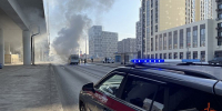 Росгвардейцы обеспечили безопасность на месте возгорания микроавтобуса в Москве - УВО ВНГ по Москве