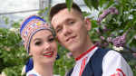 Участники национального ансамбля песни и танца Карелии «Кантеле» Татьяна Филюгина и Иван Федотов