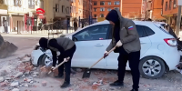 Волонтёры помогают устранять последствия взрыва газа в Махачкале - ОНФ в Москве