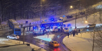 РИА Новости: число пострадавших в ДТП с автобусами в Москве увеличилось до 7 - M24.Ru