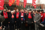 Цветы советским покорителям космоса