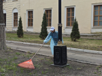 Более полусотни активистов «Единой России» ЮВАО приняли участие в субботнике на территории военного госпиталя им. Н.Н. Бурденко