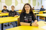 Ученица школы №57 приняла участие во Всероссийской олимпиаде. Фото: пресс-служба Департамента образования и науки города Москвы