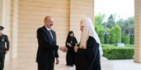 Состоялась встреча Святейшего Патриарха Кирилла с Президентом Азербайджана Ильхамом Алиевым - Московский Патриархат РПЦ