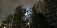Собянин: оперативные службы работают на месте пожара на юго-западе Москвы - M24.Ru