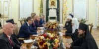 Святейший Патриарх Кирилл встретился с Президентом Сербии А. Вучичем - Московский Патриархат РПЦ