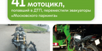 Максим Ликсутов: эвакуаторы «Московского паркинга» переместили с мест ДТП 41 мотоцикл с начала года - Район Аэропорт