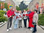 Московская Федерация профсоюзов почтила память участников Великой Отечественной войны у мемориальных стел
