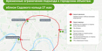 С 6 утра субботы 17 мая будет закрыто Садовое  кольцо в Москве для проведением велофестиваля - Моссовет