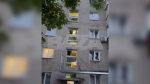 Беспилотник упал во дворе многоквартирного дома в Туле