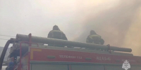 Открытое горение ликвидировано на строительном рынке в Солнечногорске - M24.Ru