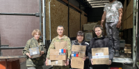 Единороссы Бабушкинского района отправили очередную партию гуманитарной помощи «за ленточку» - Единая Россия