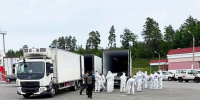 Опубликованы кадры передачи Украине тел солдат ВСУ - M24.Ru