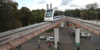 Москвичи пришли прокатиться на монорельсе накануне закрытия - M24.Ru