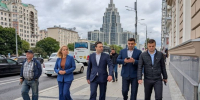 Обход территории провел глава управы района. Фото: страница управы района Тверской в социальных сетях - Тверской район