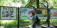 В парке “Северное Тушино” открылась фотовыставка о сказках - Москва. Северо-Запад