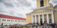 В Нило-Столобенской пустыни молитвенно отметили 30-летие возвращения мощей преподобного Нила и 35-летие передачи обители Русской Православной Церкви - Московский Патриархат РПЦ