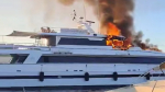 Суперъяхта Sea Lady II загорелась в порту французского курорта Сен-Тропе