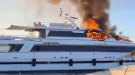 Суперъяхта Sea Lady II загорелась в порту французского курорта Сен-Тропе