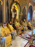 Божественная литургия в Неделю 6-ю по Пятидесятнице на Сербском подворье в Москве (фото)