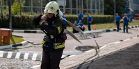 В столичном Пожарно-спасательном центре определили сильнейших в боевом развертывании - Департамент ГОЧСиПБ