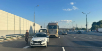На МКАД в Новокосине грузовик перестроился в «Ладу» - Восточный округ