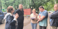 2 августа, Состоялся плановый субботний обход, который провел первый заместитель главы управы района Алексей Зенин - Район Чертаново Центральное