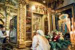 Фото дня – всенощное бдение в канун престольного праздника храма Иоанна Воина
